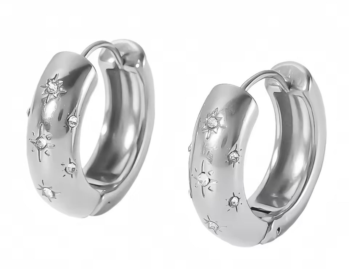 Crystal hoops (s)