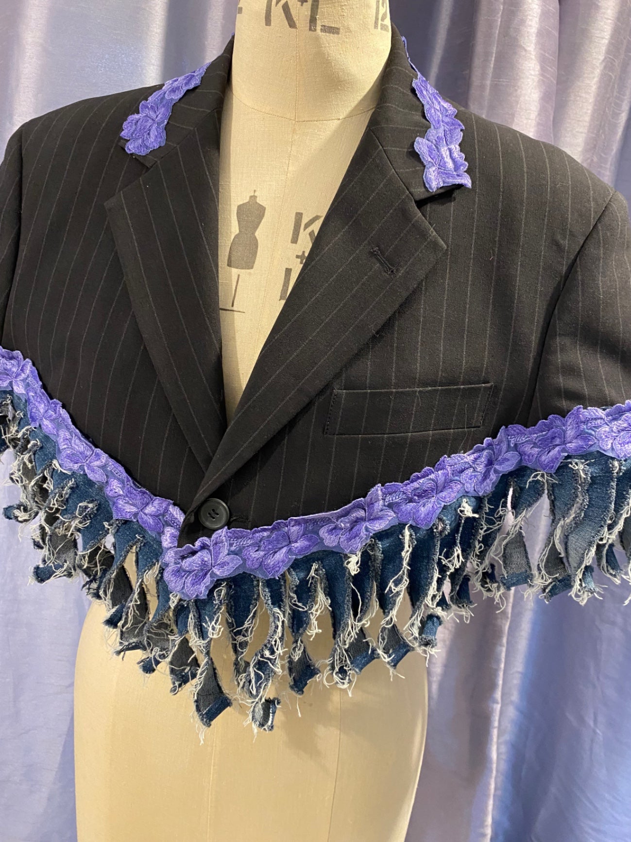 Purple Lace Cape