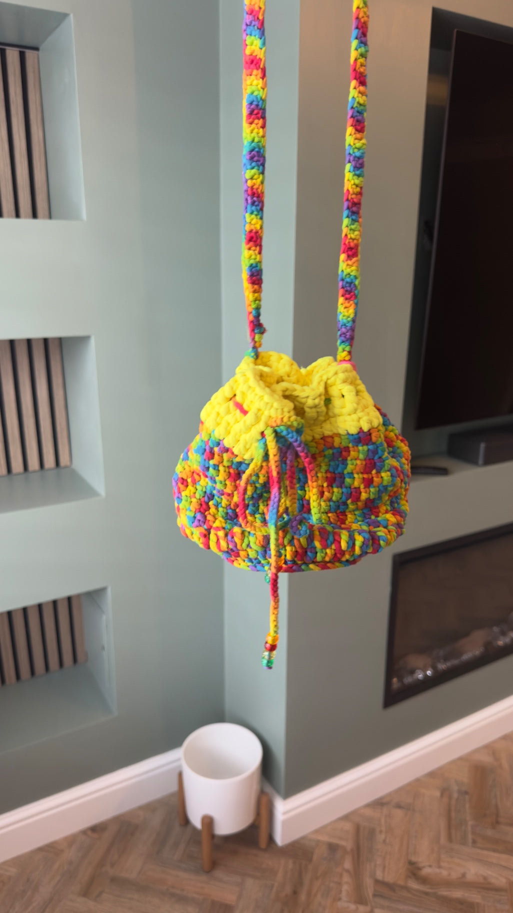 Rainbow Pouch Bag