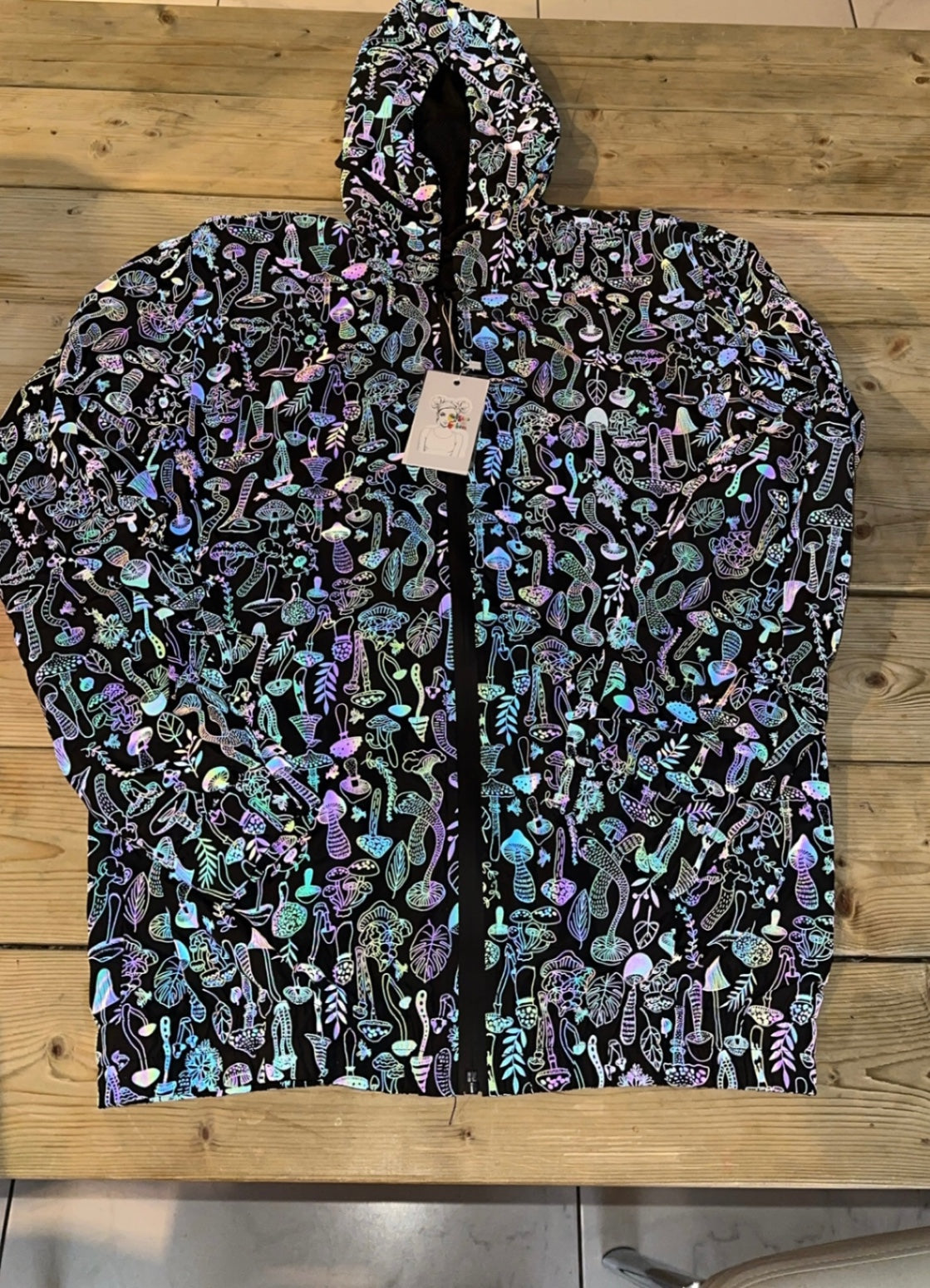 Mushroom reflective jacket
