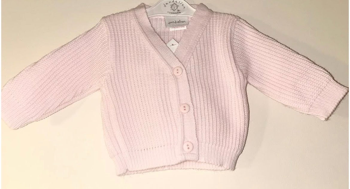 Hello World Pink Cardigan