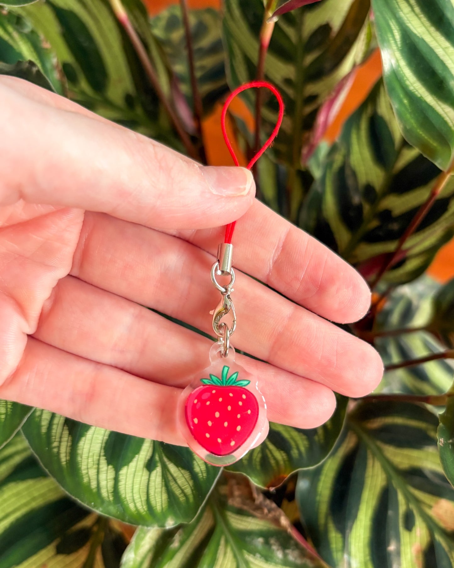 Strawberry Phone Charm