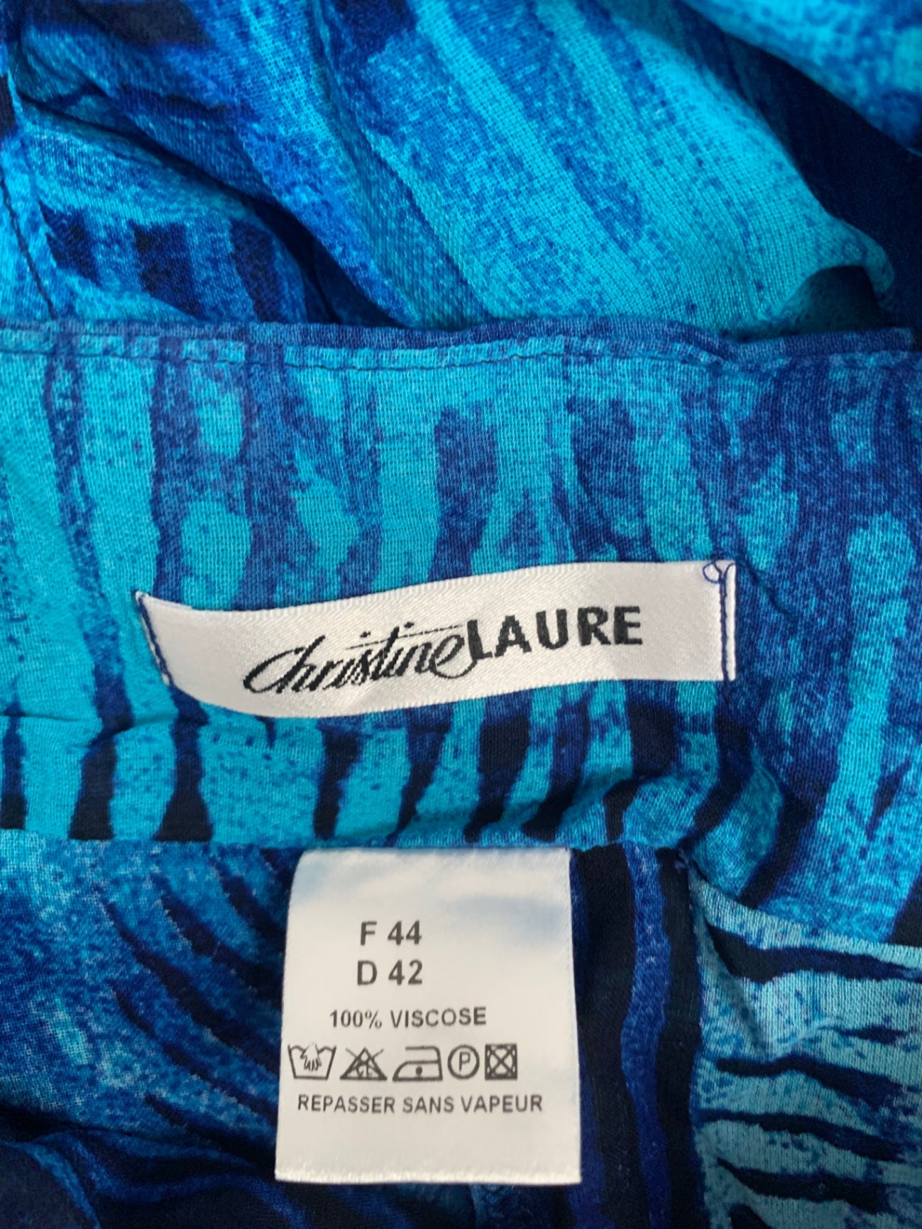 vintage blue skirt/trousers piece