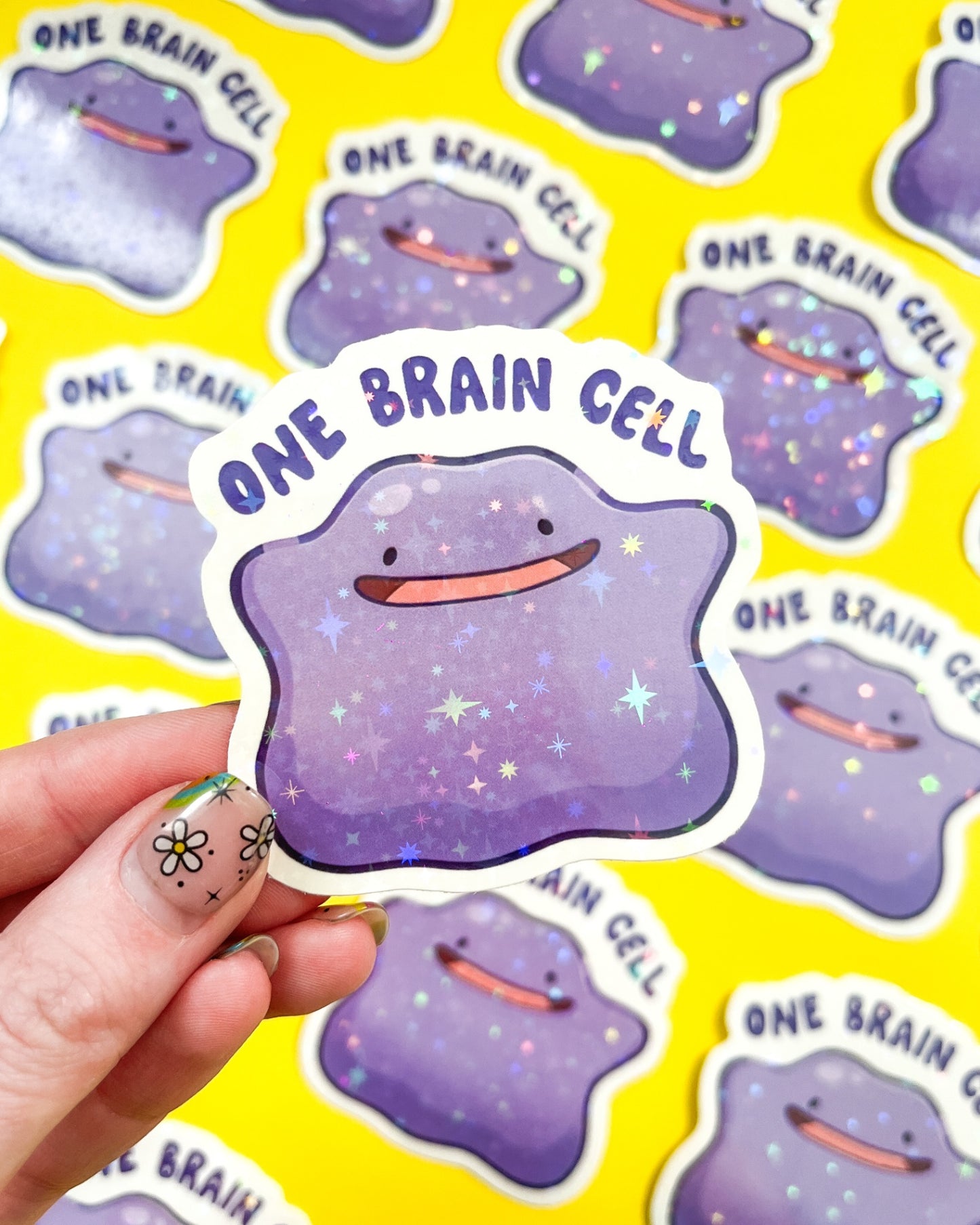 Ditto One Brain Cell Sticker