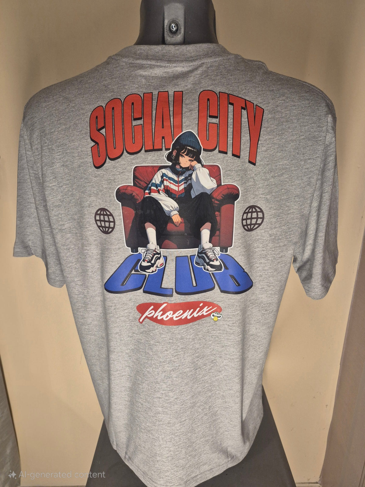 Social City Club. Chill chair. Grey M