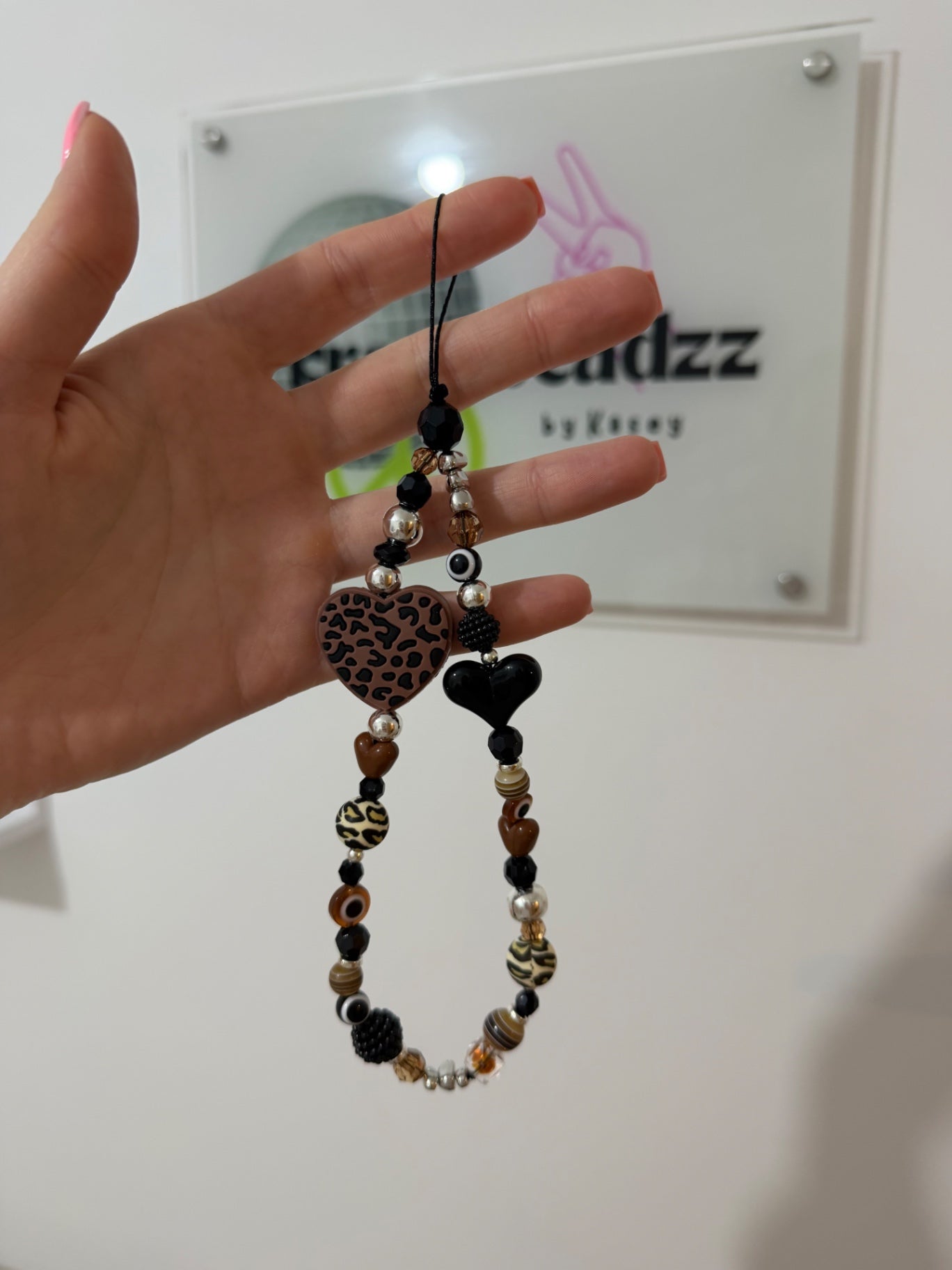 Leopard SZN phone charm