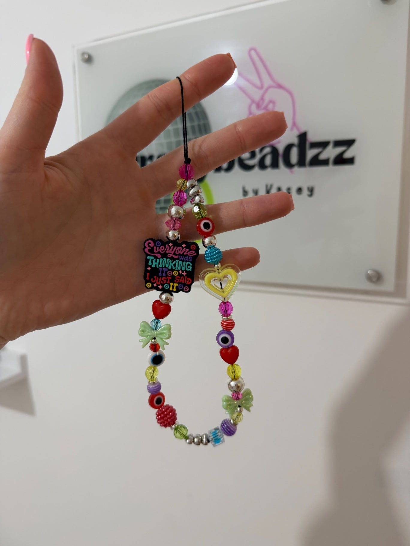 ‘I just said it’ phone charm