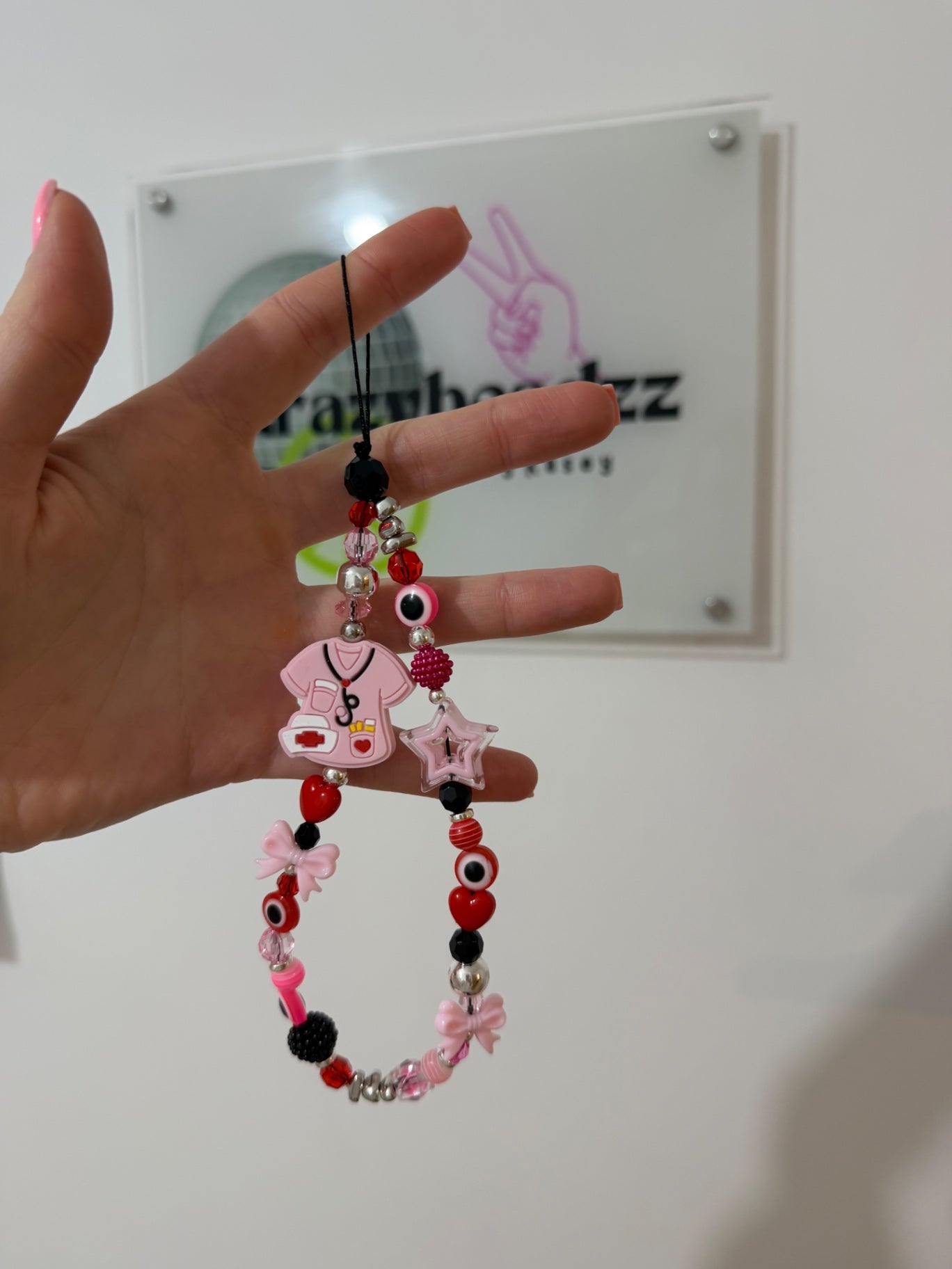 Nurse phone charm