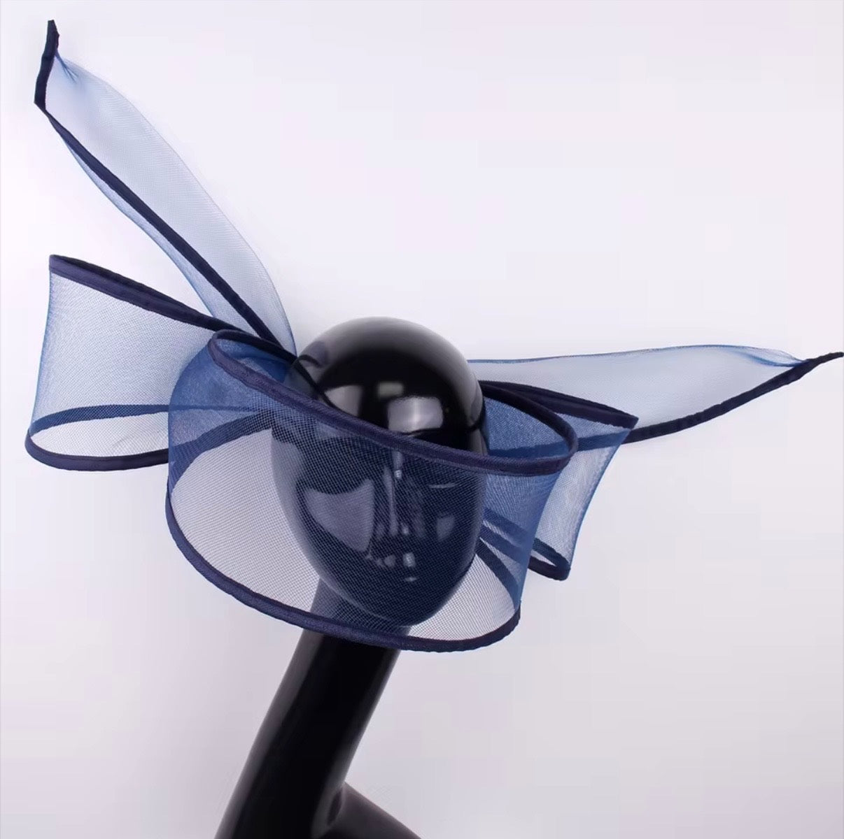 Navy Moonrise Halo Fascinator Headpiece
