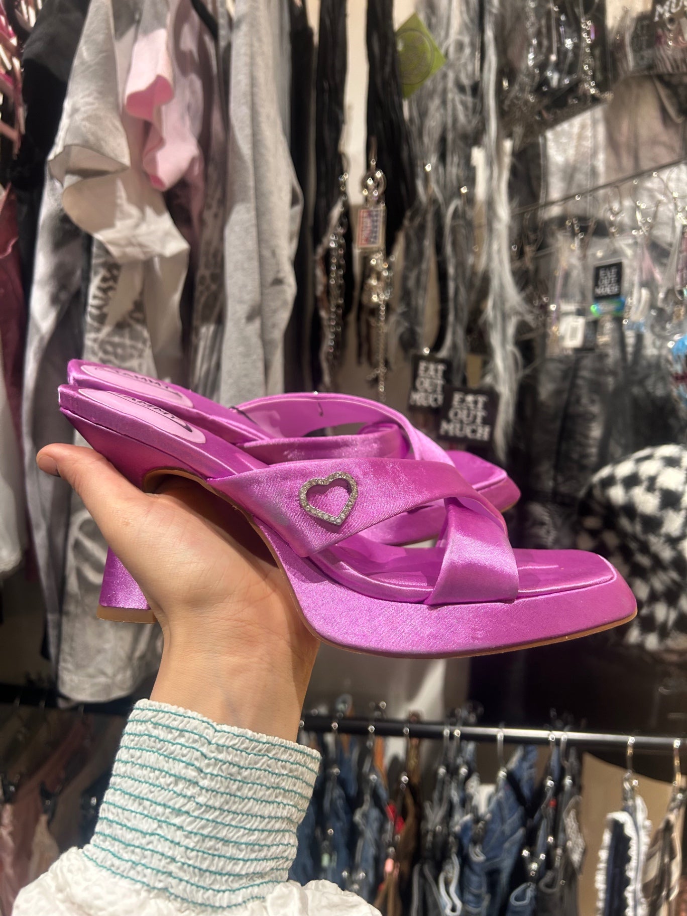 Repurposed summer heels