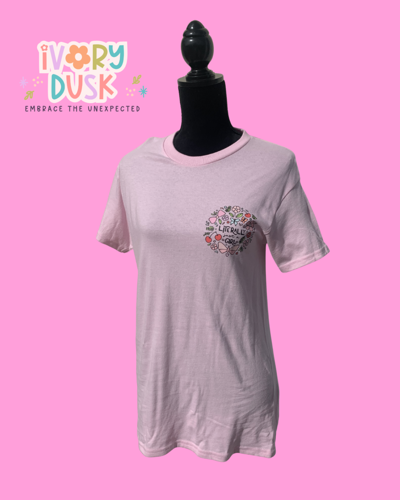 Just a girl tshirt size S