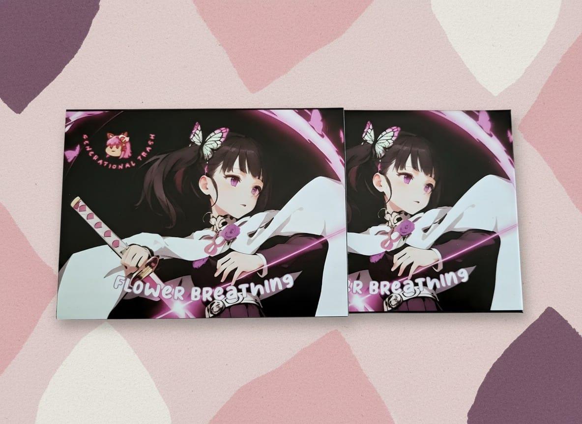 Demon Slayer Kanao Tsuyuri Flower Breathing Eyeshadow Palette