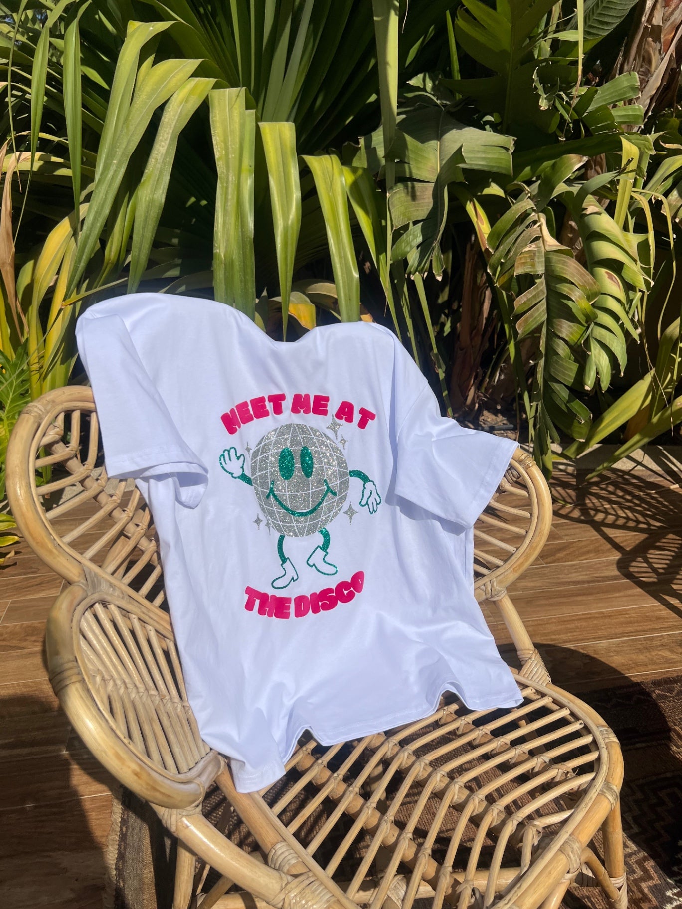 Disco Dave White T-shirt - Small
