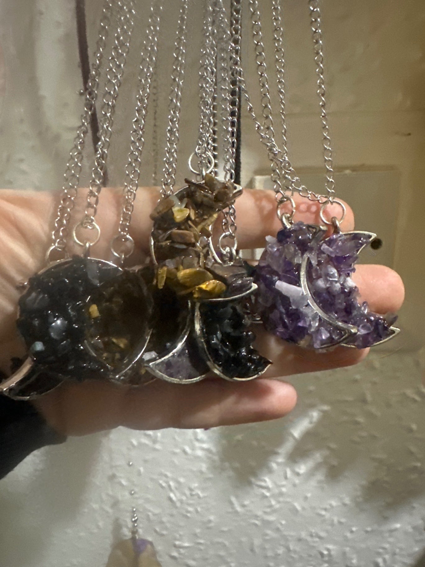Crystal Moon Pendant
