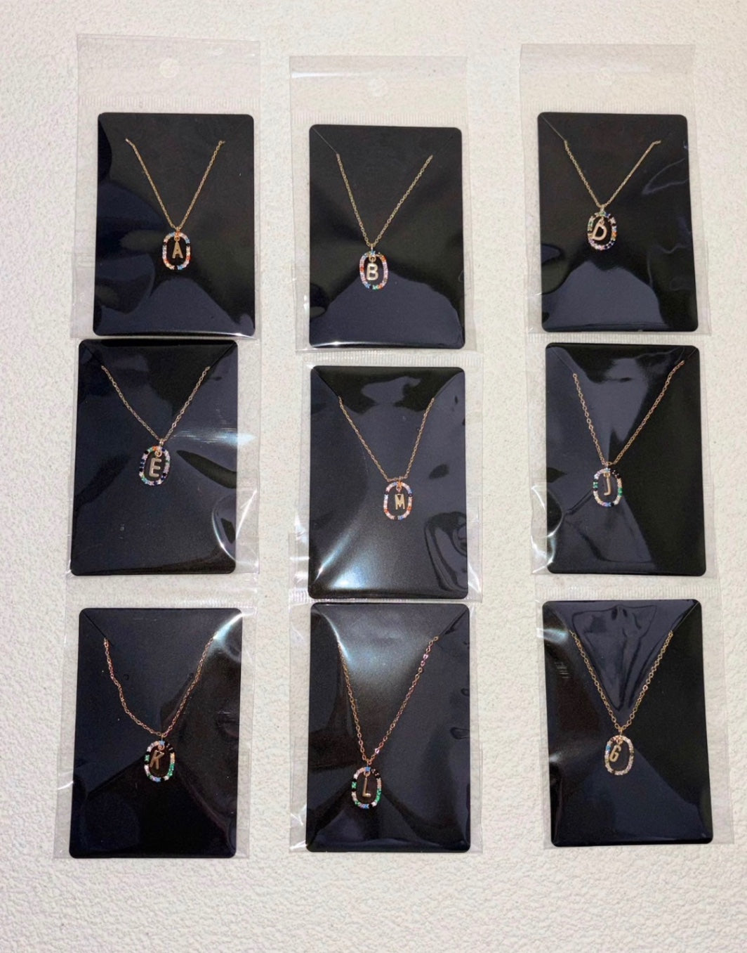 Letter necklace