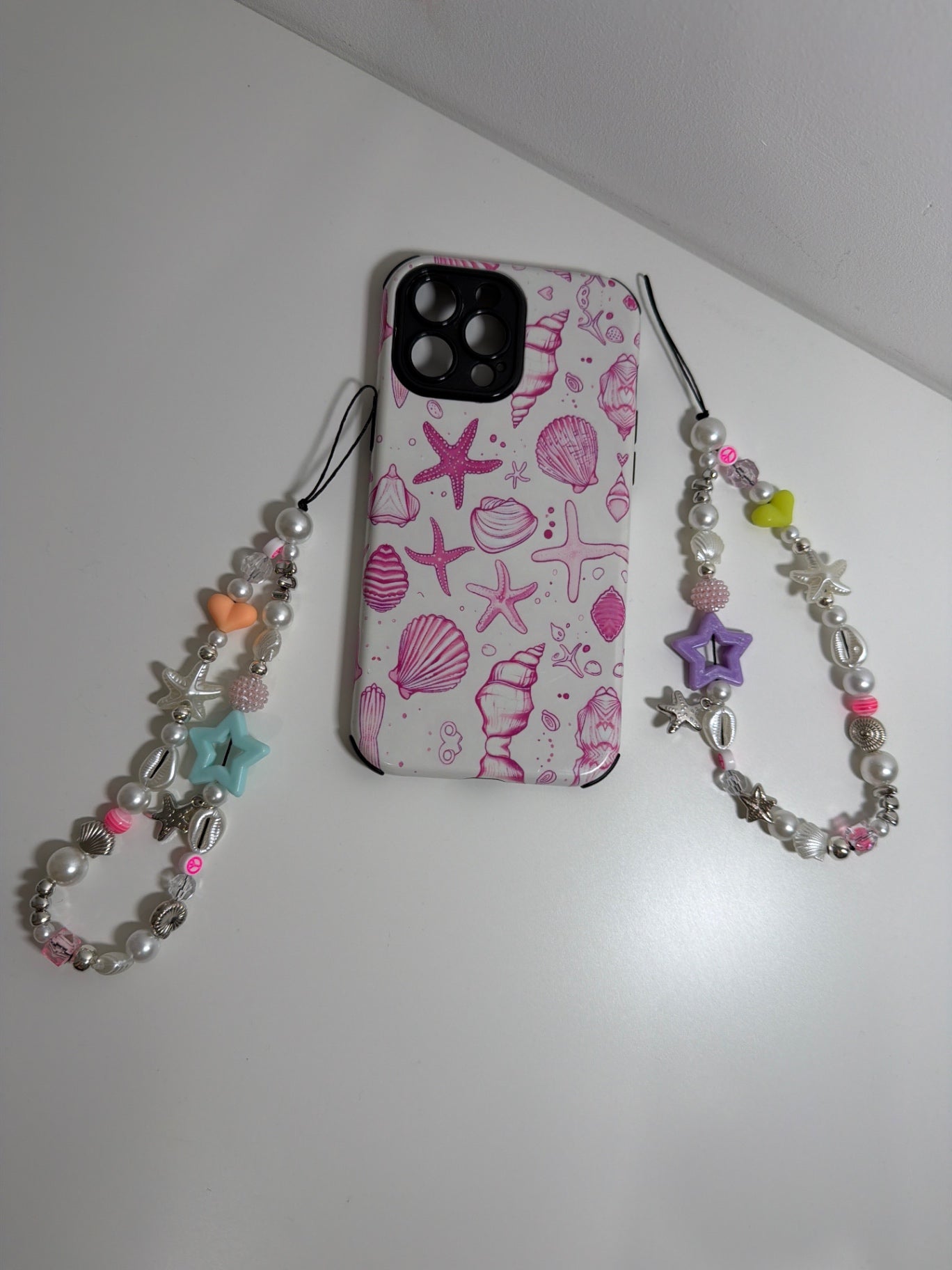Ocean candy phone charm - silver