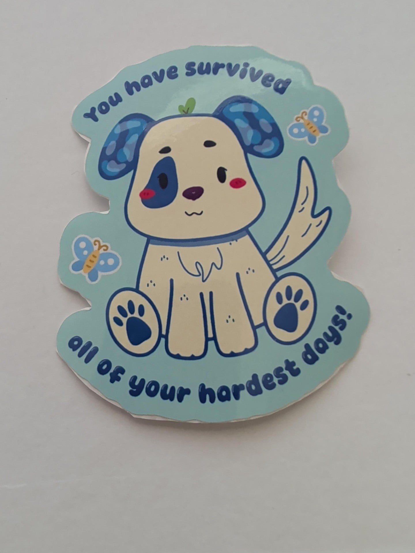 Dandelion Dog Sticker