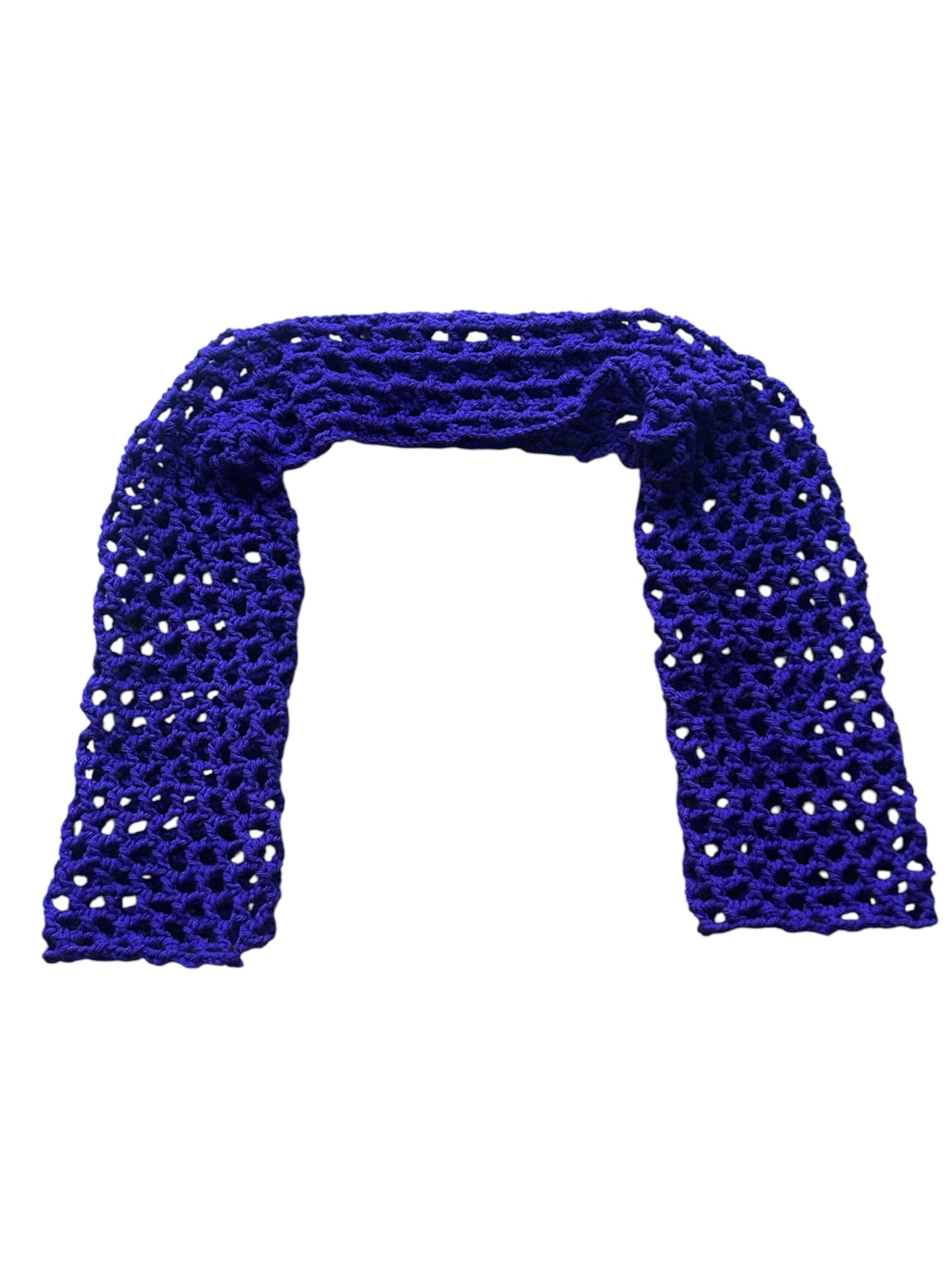 Purple crochet shrug