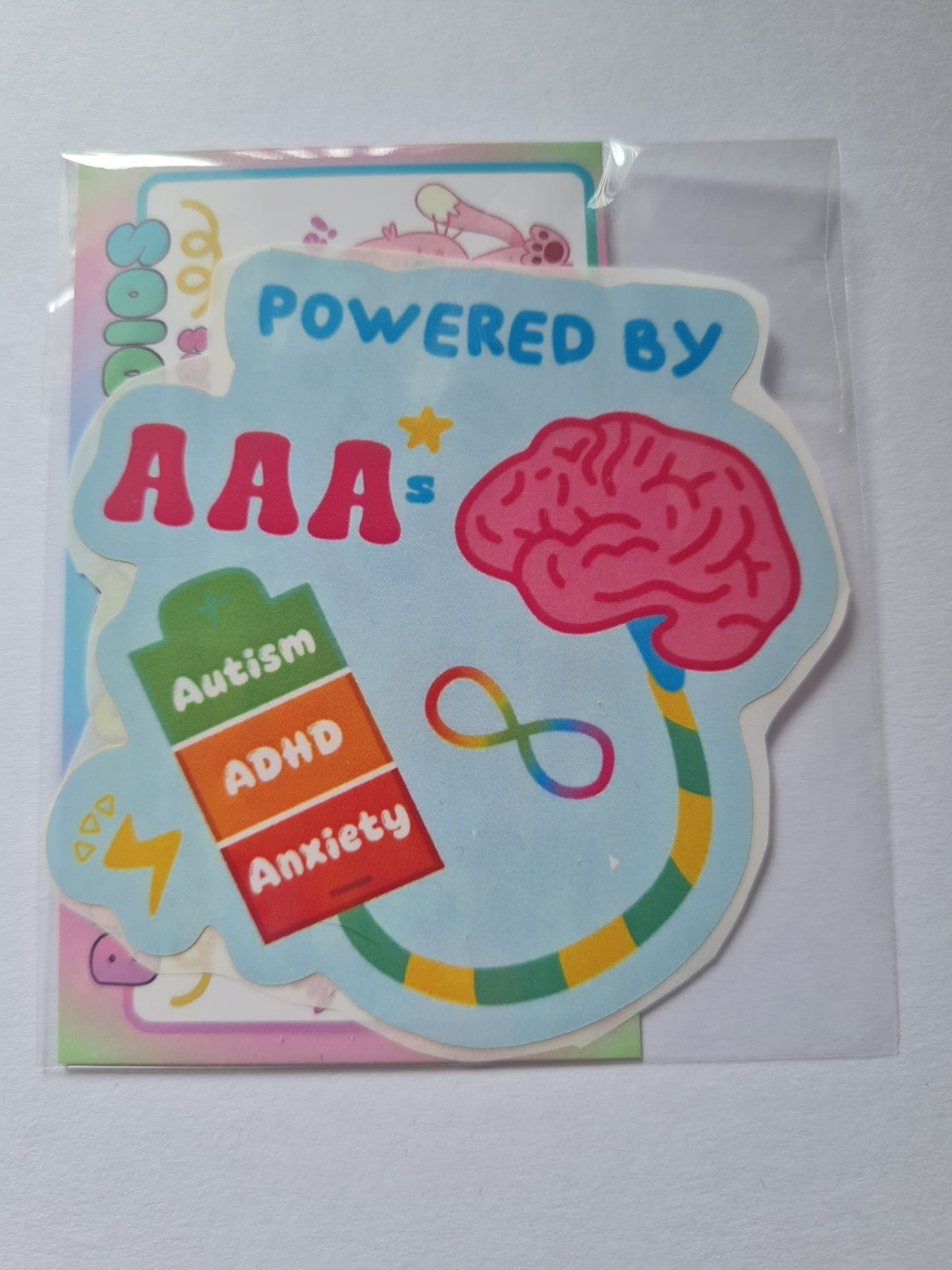 AAA Autism ADHD Anxiety Sticker!