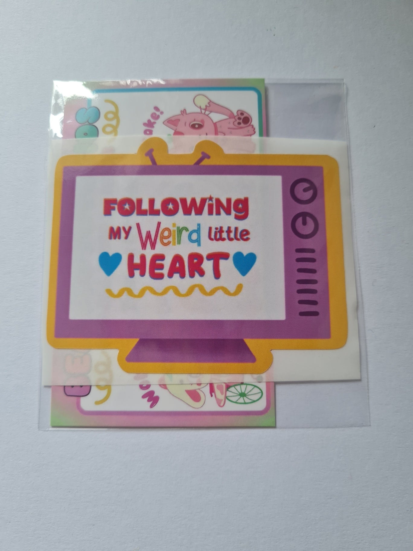 Following my Weird Little Heart Sticker!