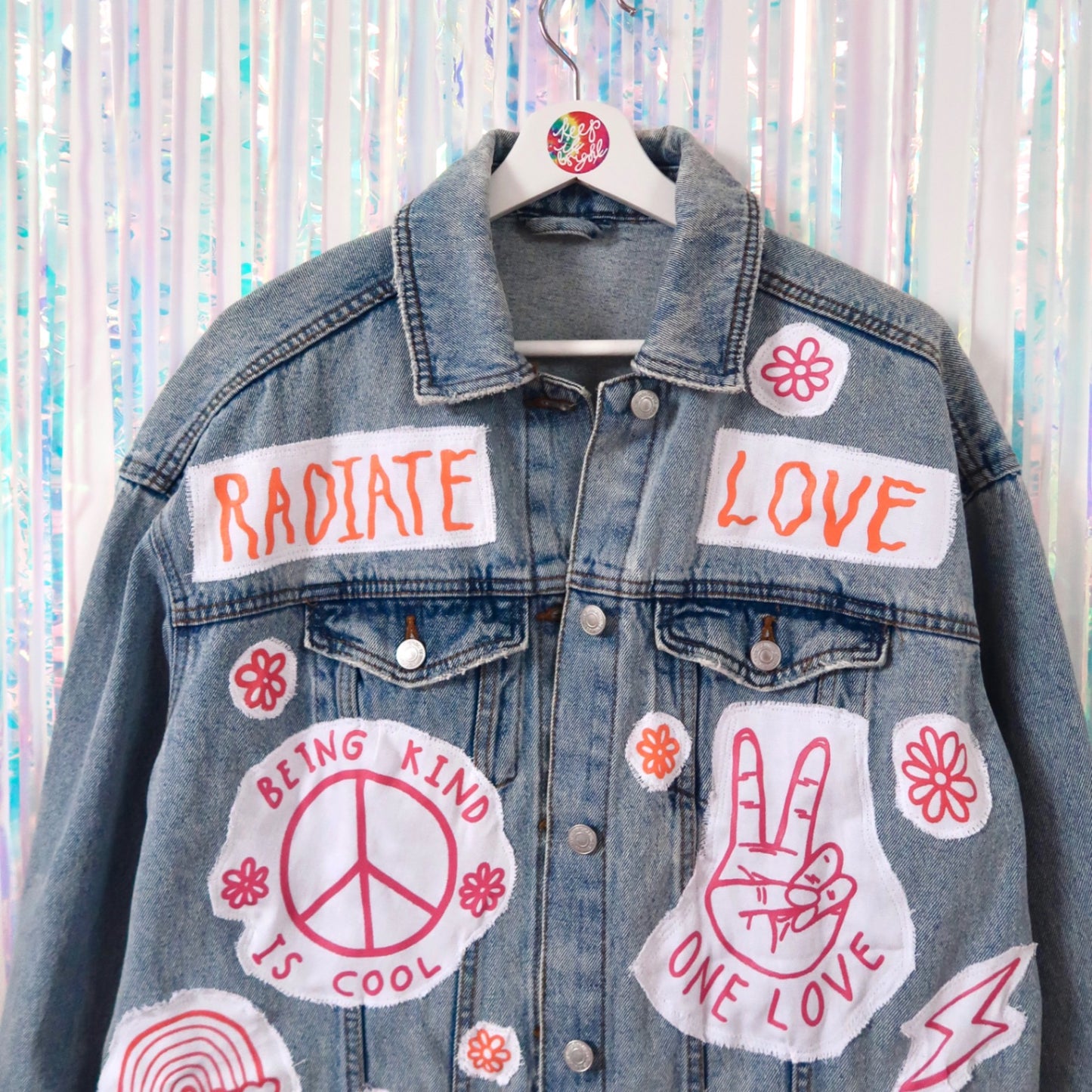 Hippie Heart denim jacket - 2