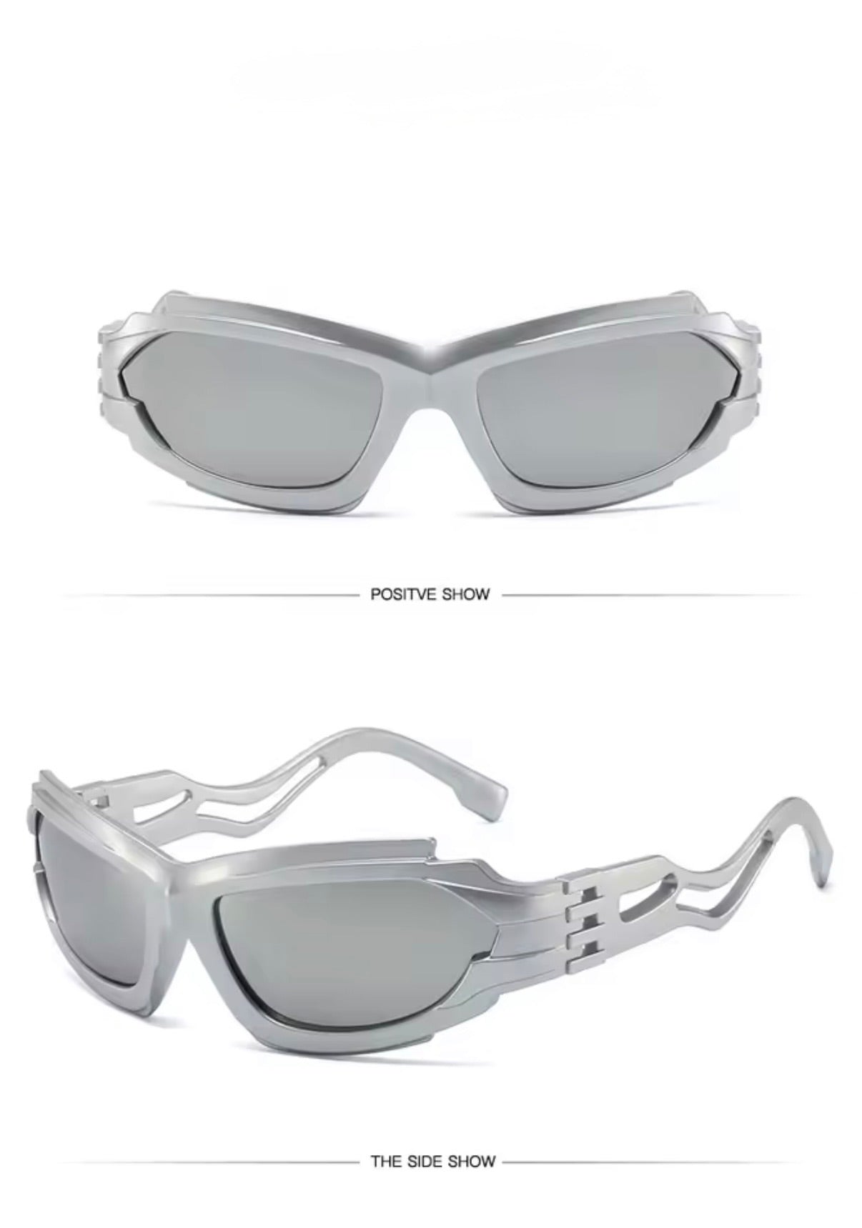 Cleo Silver Sunglasses