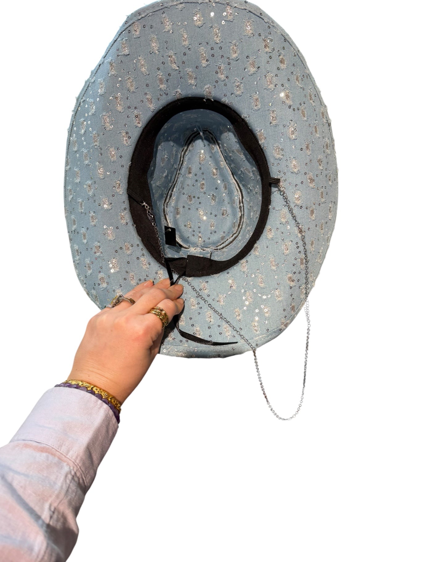 Deco Denim Cowboy Hat Light
