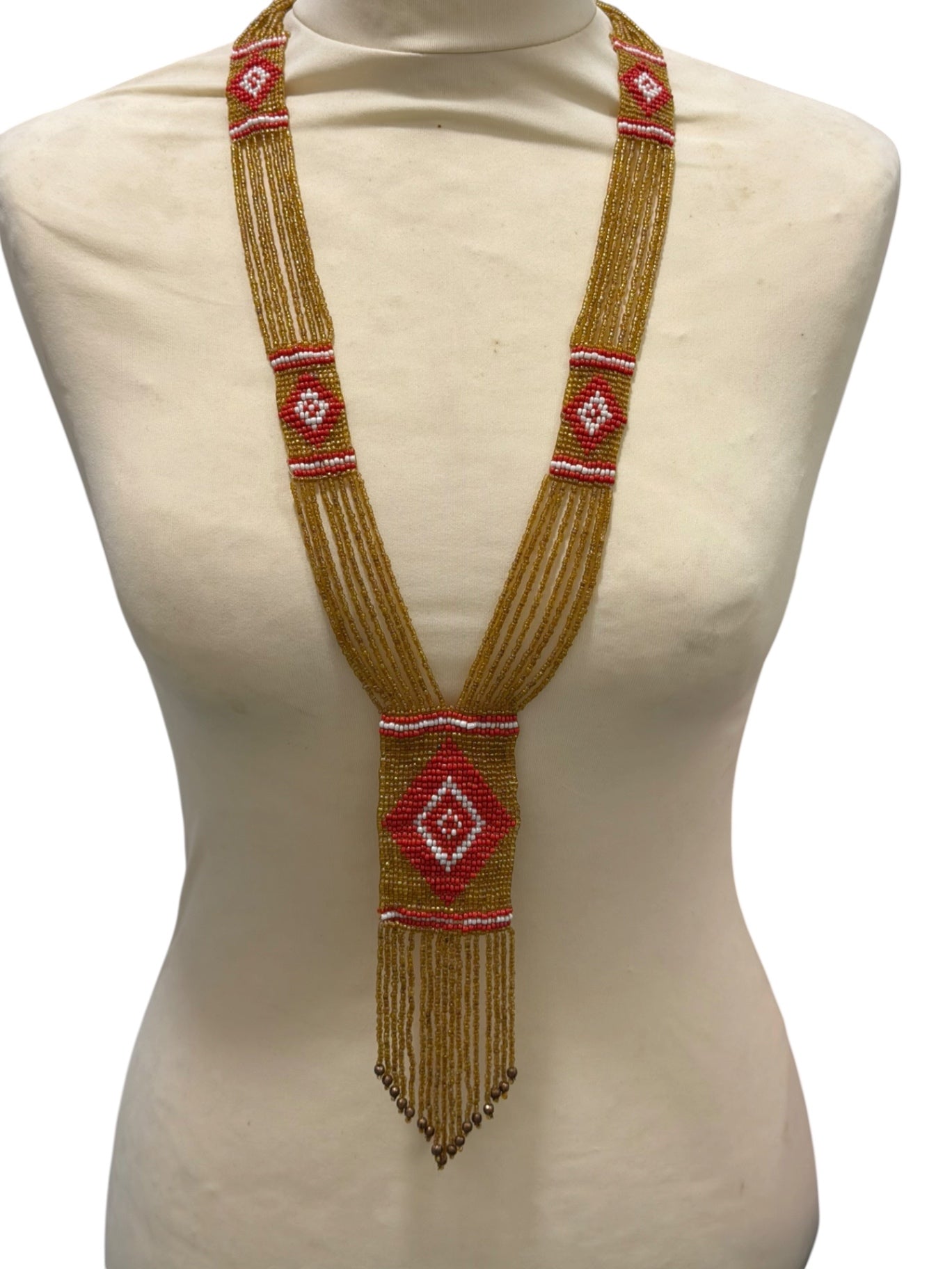 Vintage Tribal Bead necklace