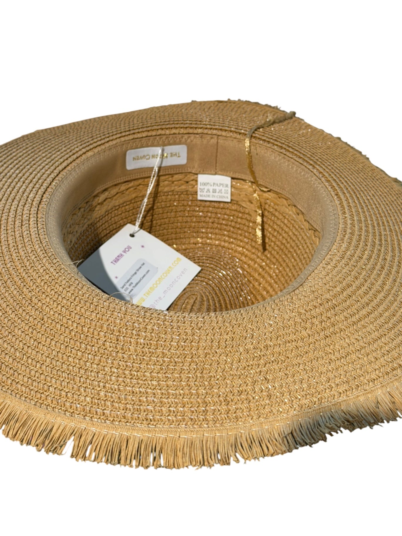 Fringe Straw Hat