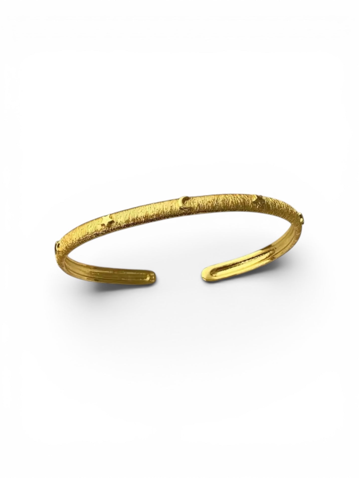 Moon Star Bangle Gold