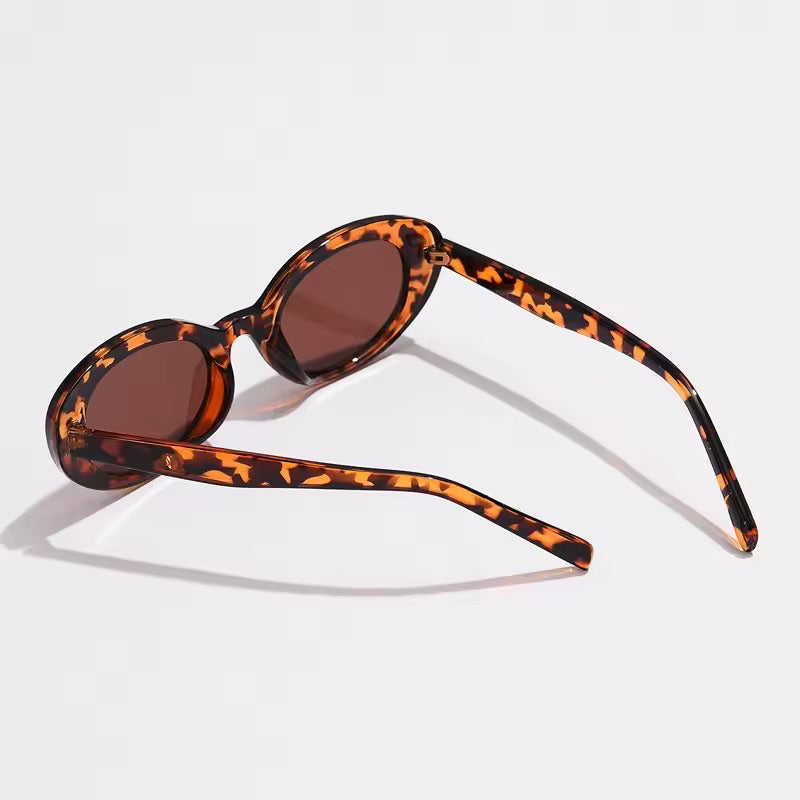 Oval Sunglasses Leopard
