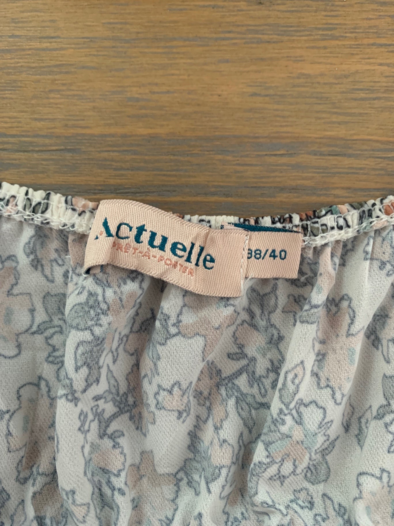 floral tie up adjustable top