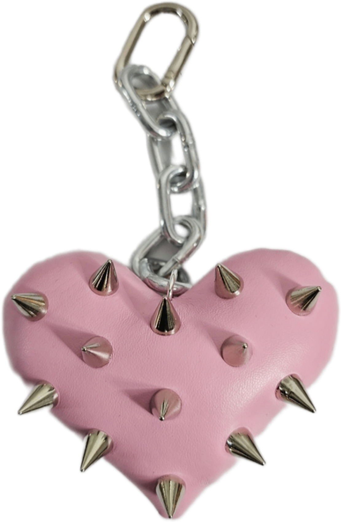 CC FLAIL HEART KEYRING (PINK)