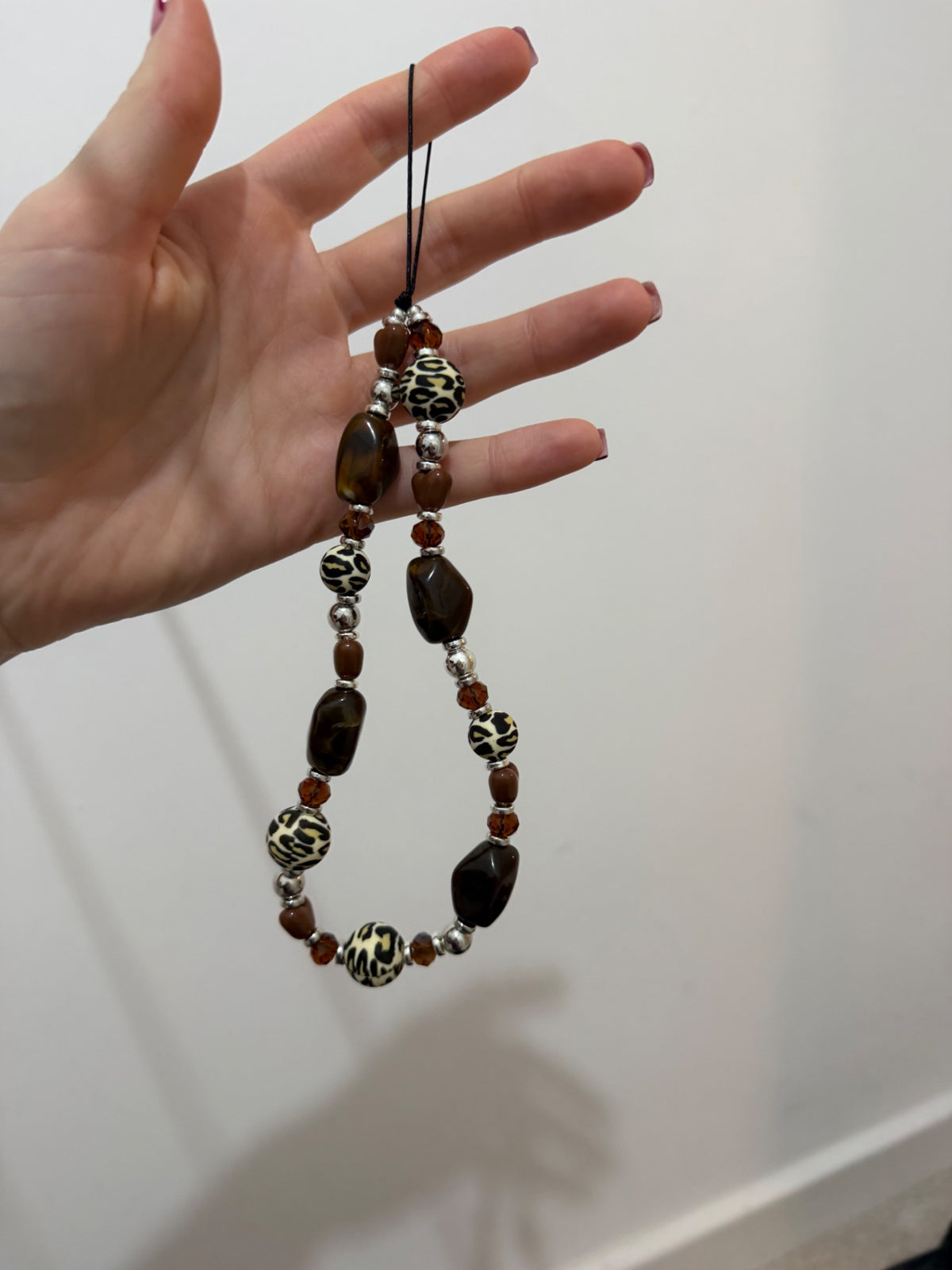 ‘Carol Baskin’ phone charm - silver