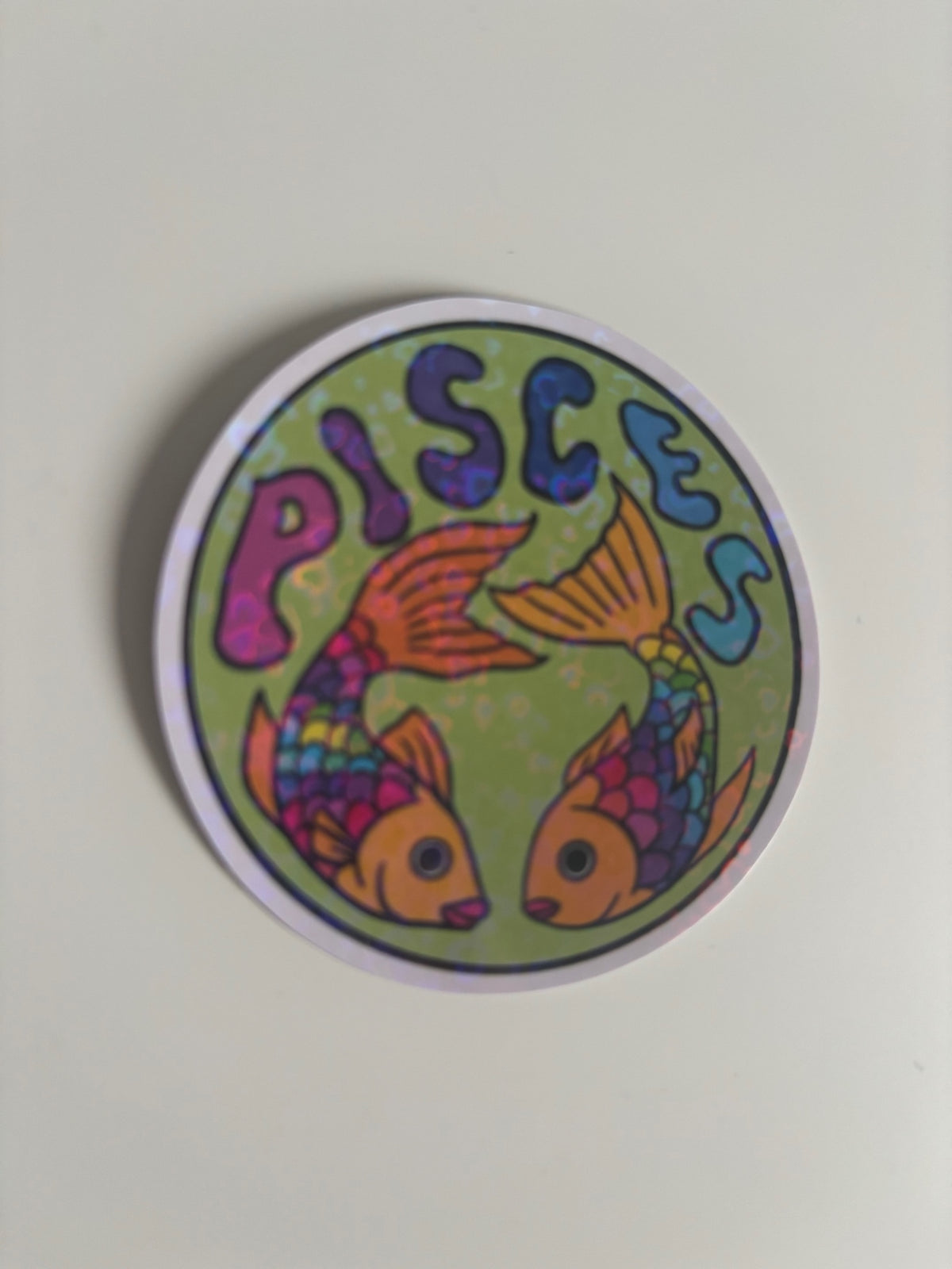 Pisces holographic sticker THE MAGIC LABEL