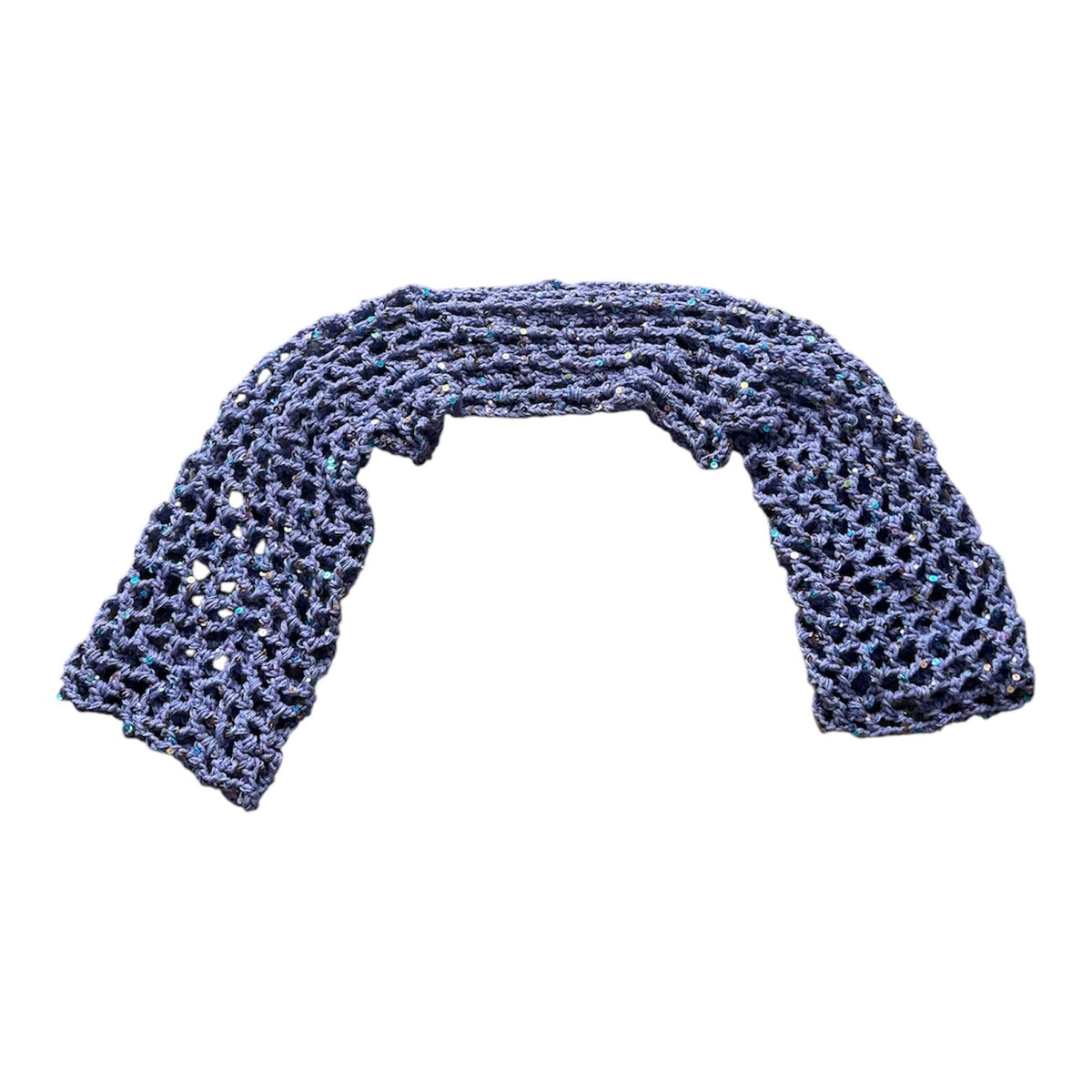 Sequin purple shrug