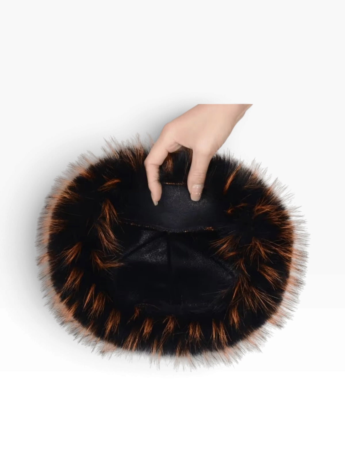 Fur Bucket Hat Coffee