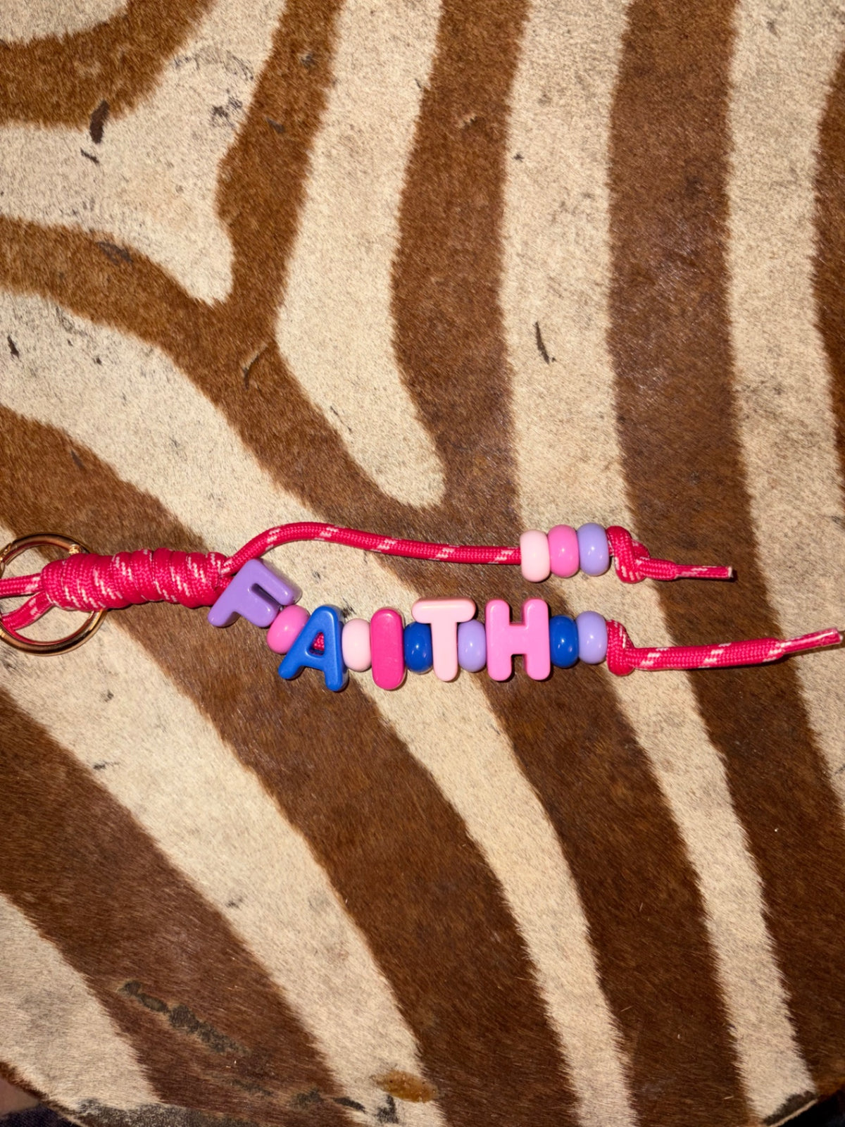 ‘Faith’ name bag charm