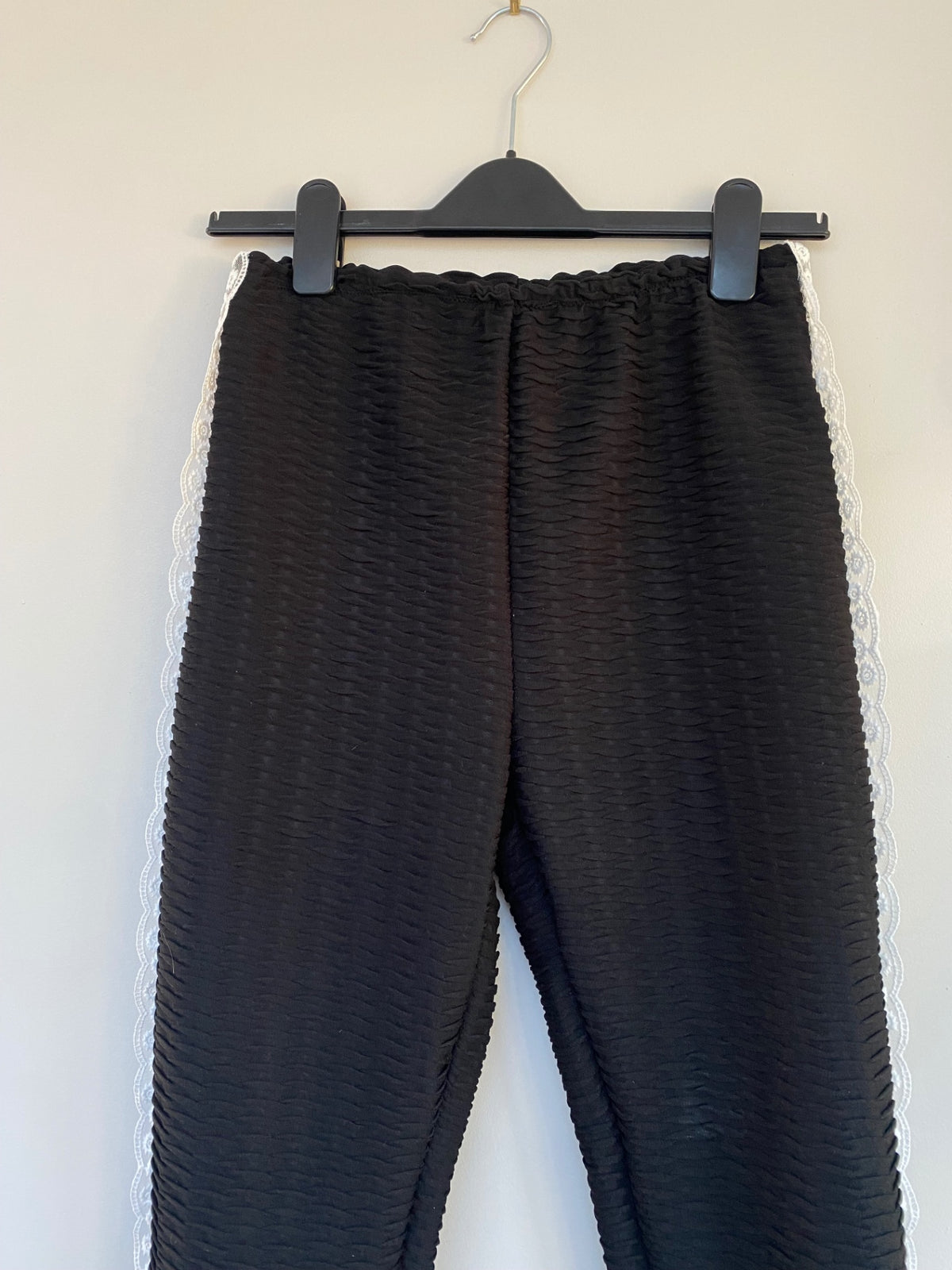 Handmade lace capris