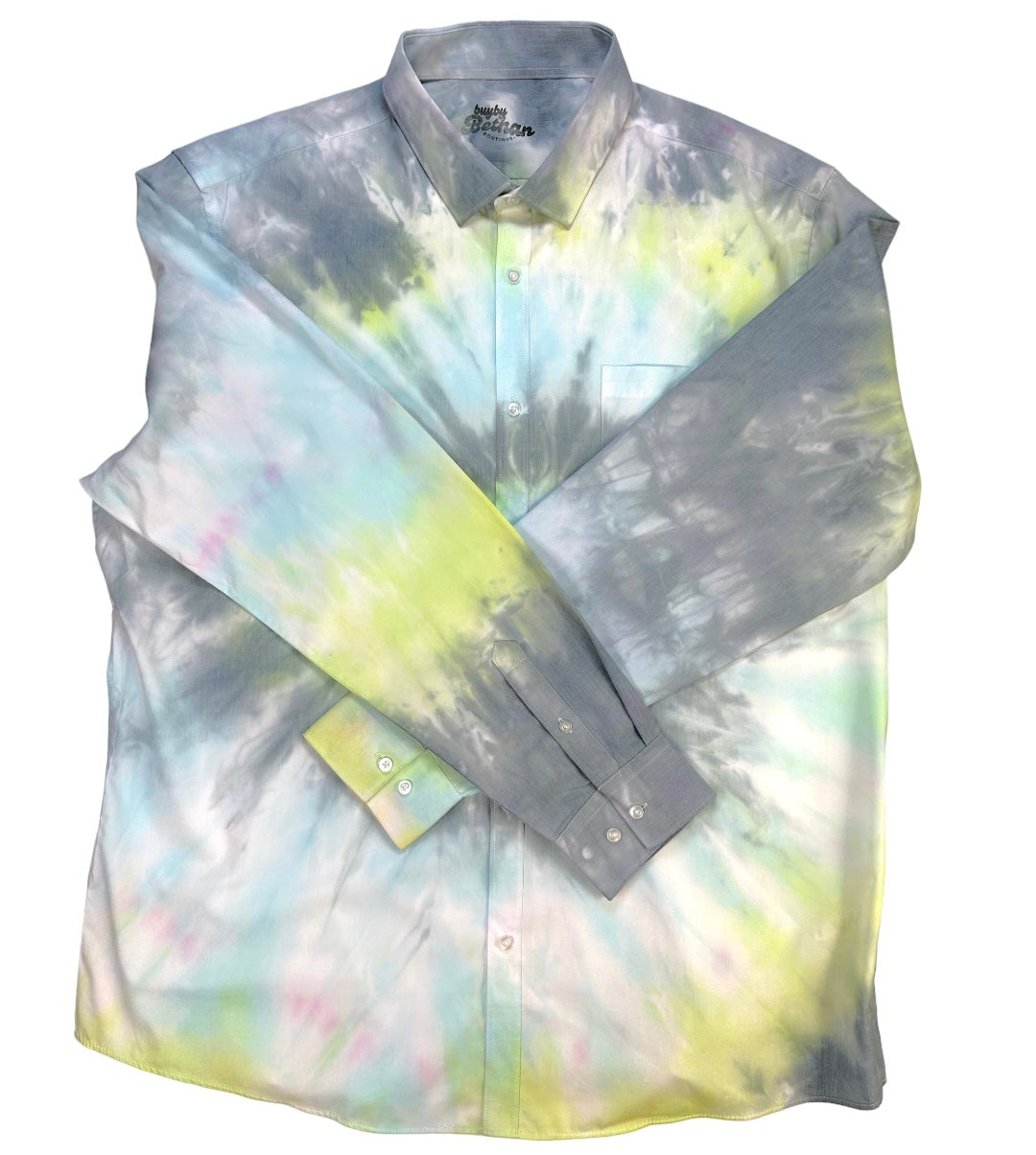 Tie Dye Shirt - Grey Swirl