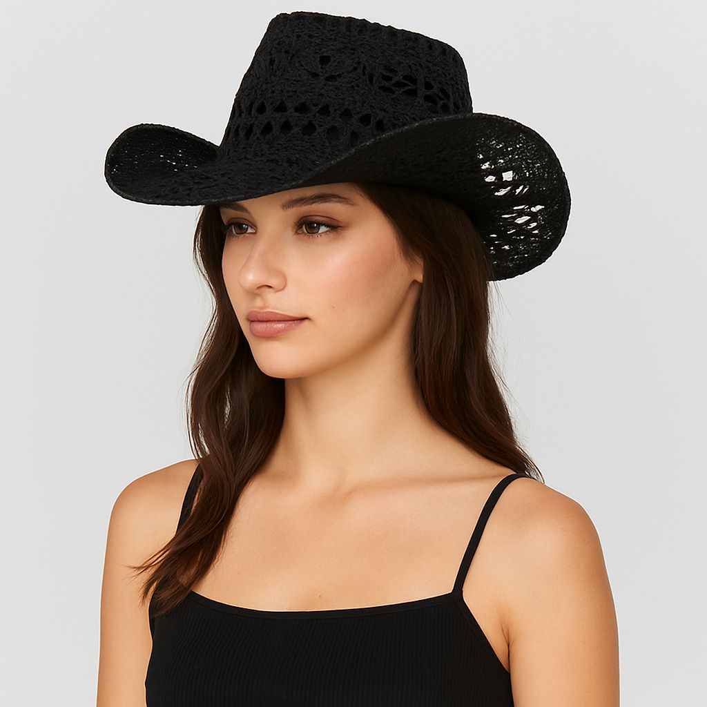 Midnight Rider Black Cowboy Hat