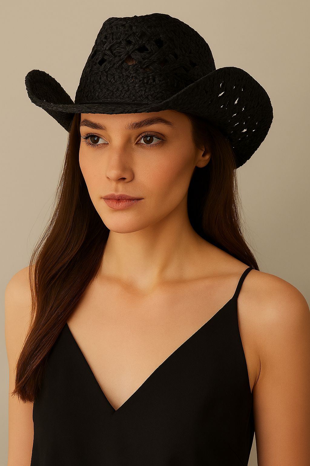 Midnight Rider Black Cowboy Hat