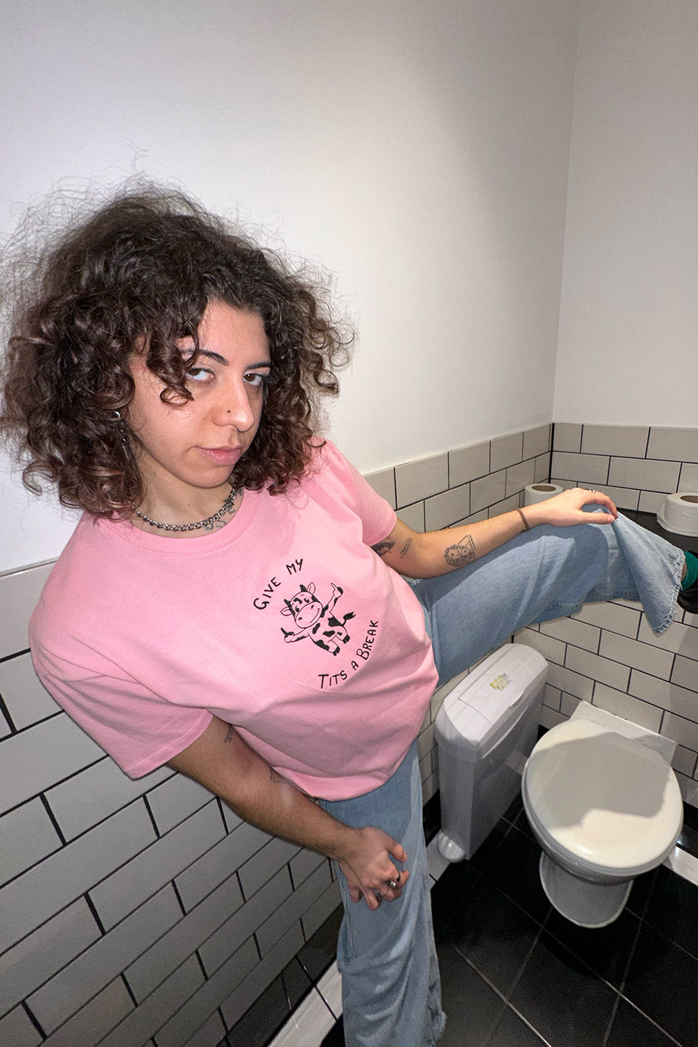 Cow T-Shirt Pink