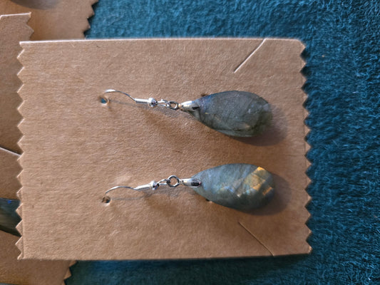 Labradorite earrings 