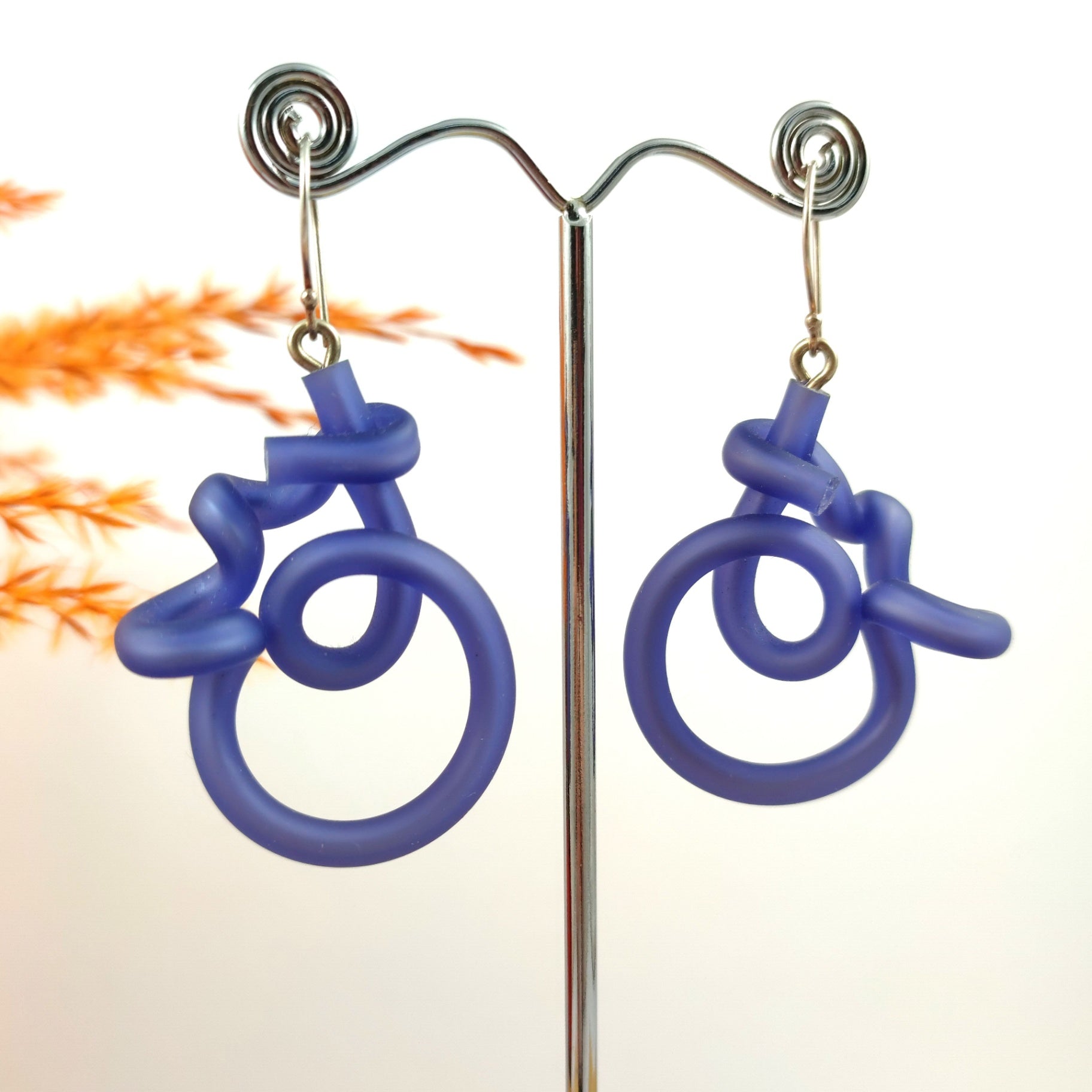 Purple Colin earrings