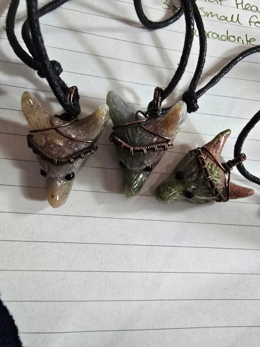 Small fox pendants 