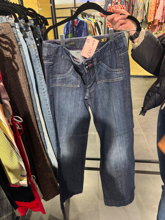 Wide leg jeans