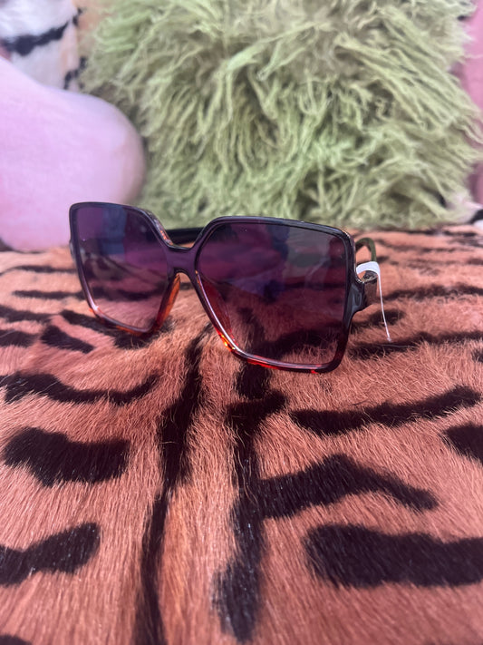 Sunnies 60s Black Leopard