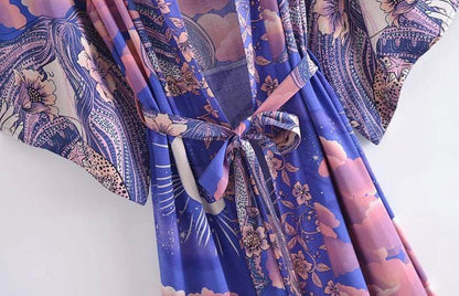 Purple Luna Night Kimono