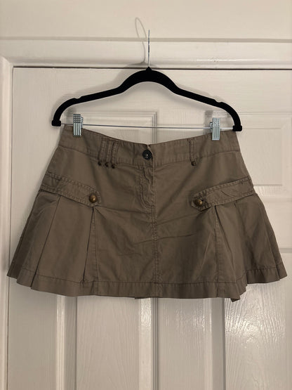 Cargo style mini skirt